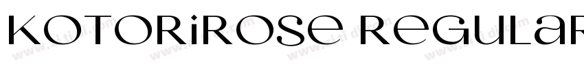 KotoriRose Regular字体转换